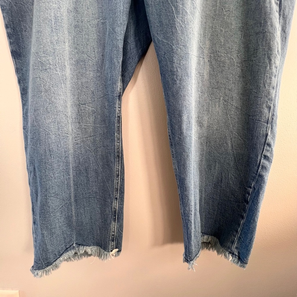Old Navy Jeans Extra High Rise Sky Hi Straight Secret Slim Pockets Size 26 - Picture 3 of 12